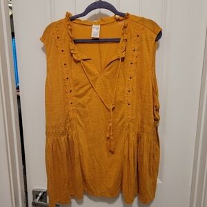 Universal Thread Mustard Yellow Blouse